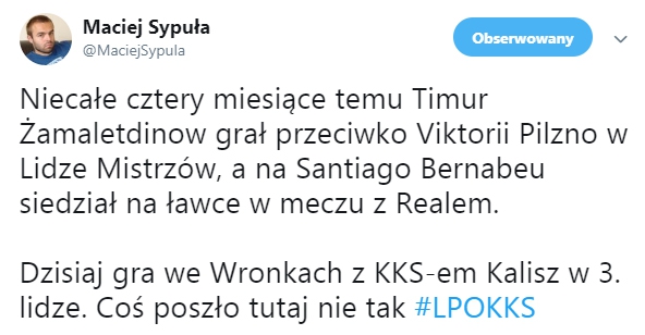 Jeszcze 4 miesiące temu grał w LM, a teraz... w 3. lidze polskiej! :D